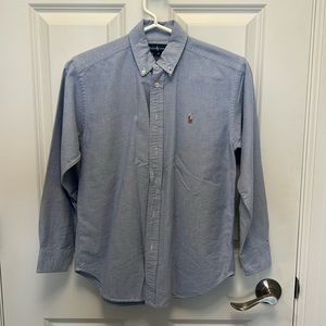 Ralph Lauren dress shirt- blue- sz 12